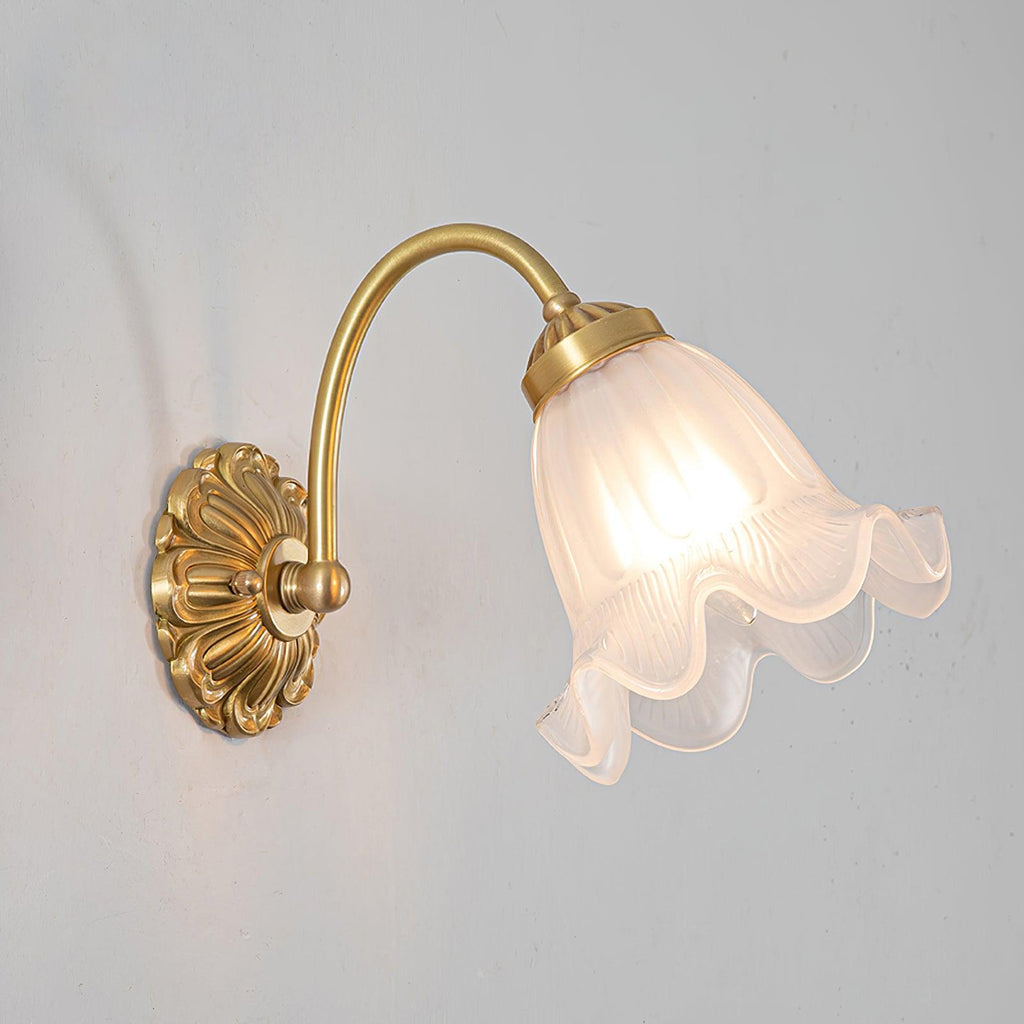 Veldenaria Glass Wall Light-Moonnatur