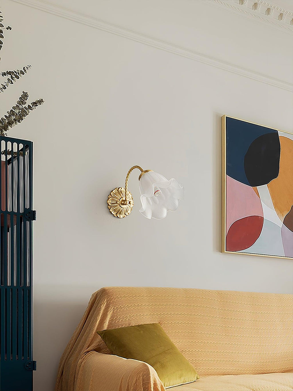 Veldenaria Glass Wall Light-Moonnatur