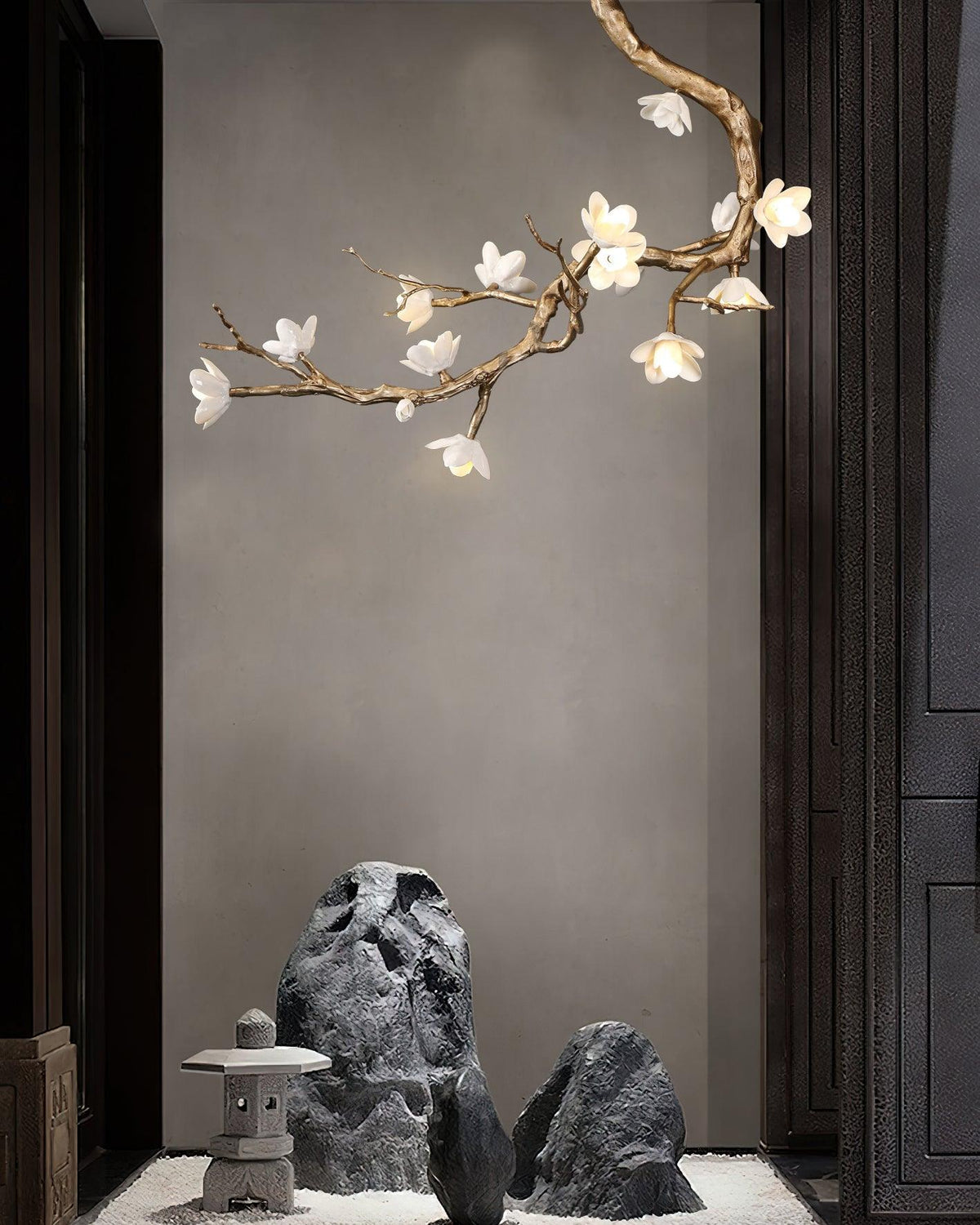 Everena Ceramic Chandelier-Moonnatur