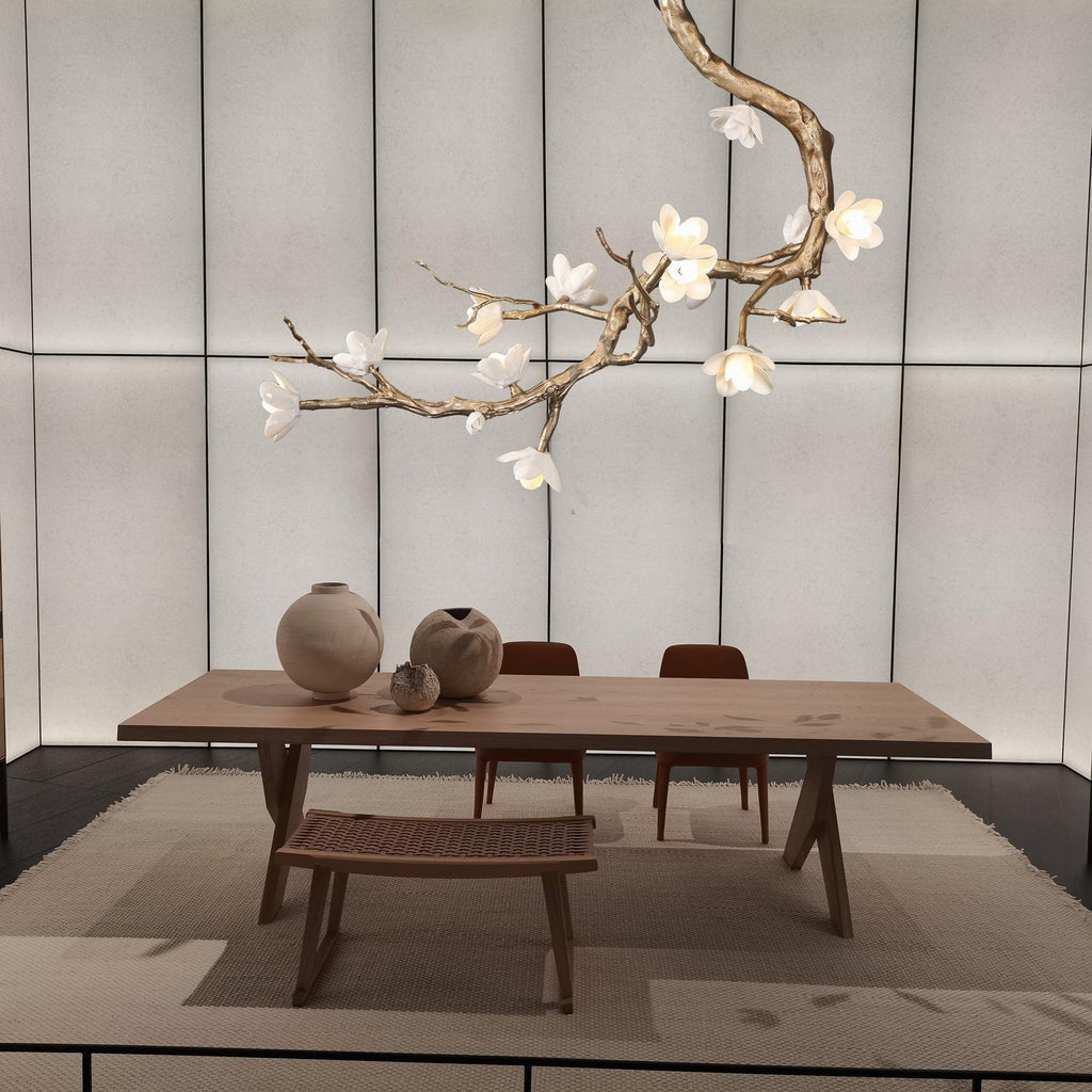 Everena Ceramic Chandelier-Moonnatur