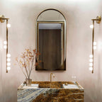 Zyvora Brass Wall Lamp-Moonnatur