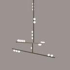 Ilvenaria Brass Chandelier-Moonnatur
