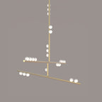 Ilvenaria Brass Chandelier-Moonnatur
