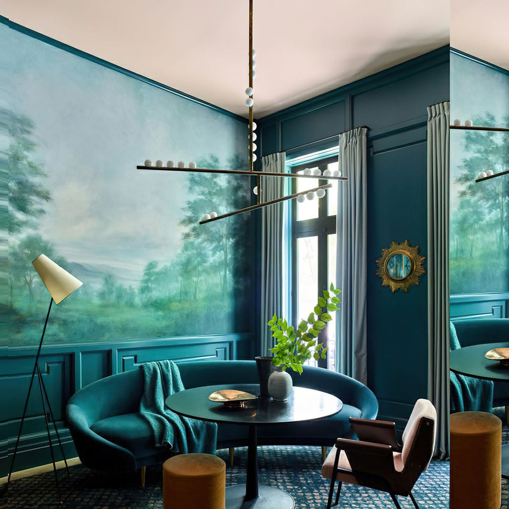 Ilvenaria Brass Chandelier-Moonnatur