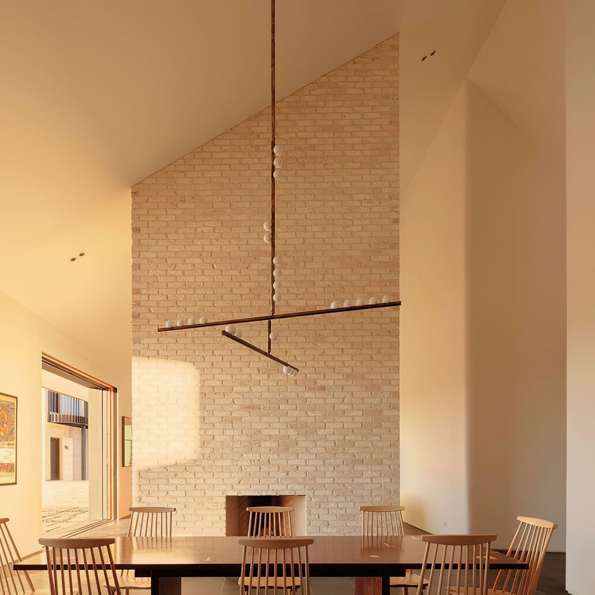 Ilvenaria Brass Chandelier-Moonnatur