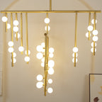 Ilvenaria Brass Chandelier-Moonnatur