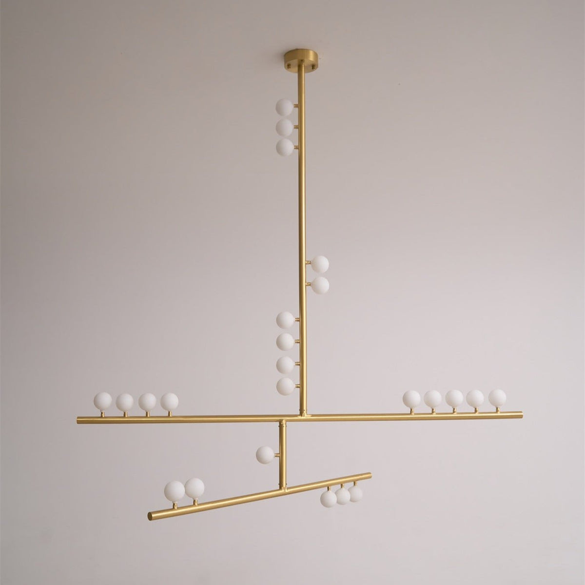 Ilvenaria Brass Chandelier-Moonnatur