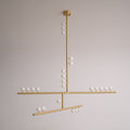 Ilvenaria Brass Chandelier-Moonnatur