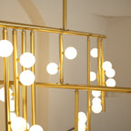 Ilvenaria Brass Chandelier-Moonnatur