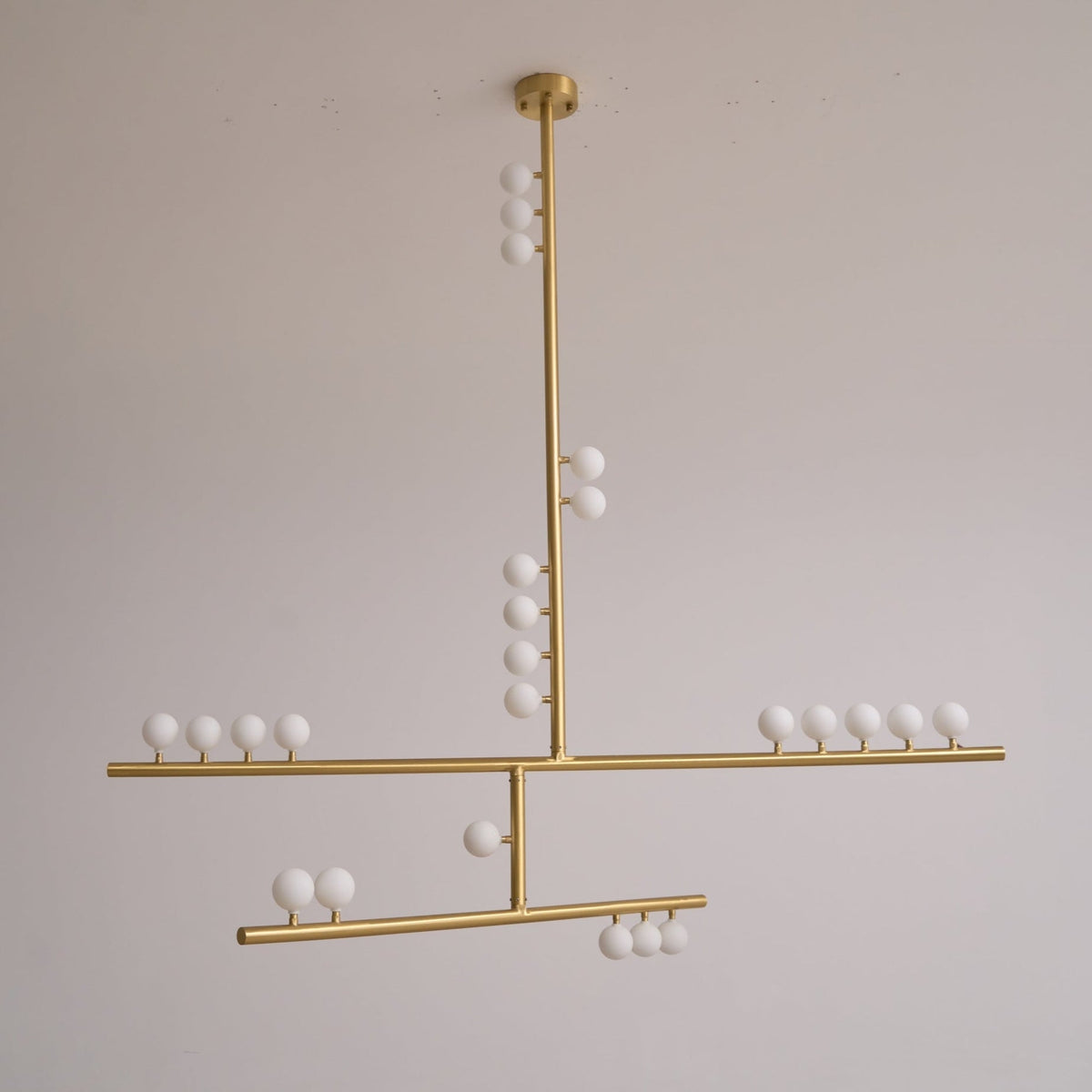 Ilvenaria Brass Chandelier-Moonnatur