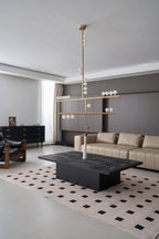Ilvenaria Brass Chandelier-Moonnatur
