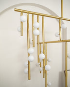 Ilvenaria Brass Chandelier-Moonnatur