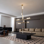 Ilvenaria Brass Chandelier-Moonnatur