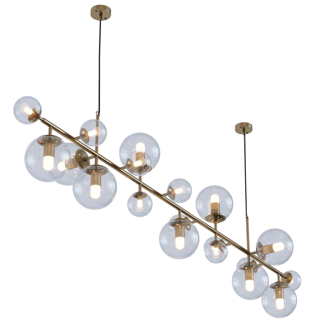 Zelvenune Glass Chandelier-Moonnatur
