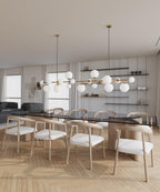 Zelvenune Glass Chandelier-Moonnatur