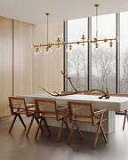 Zelvenune Glass Chandelier-Moonnatur