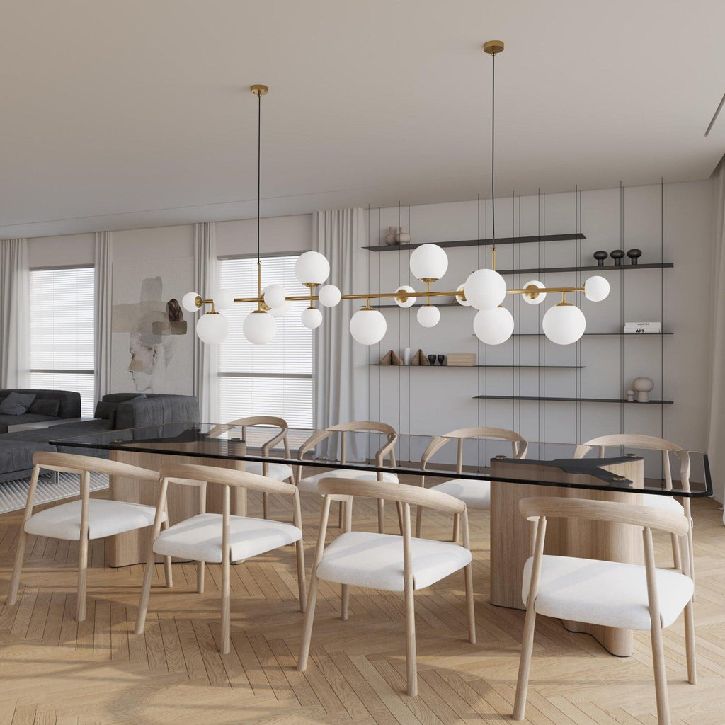 Zelvenune Glass Chandelier-Moonnatur