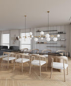 Zelvenune Glass Chandelier-Moonnatur