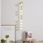 Zyvora Brass Wall Lamp-Moonnatur