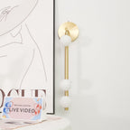 Zyvora Brass Wall Lamp-Moonnatur