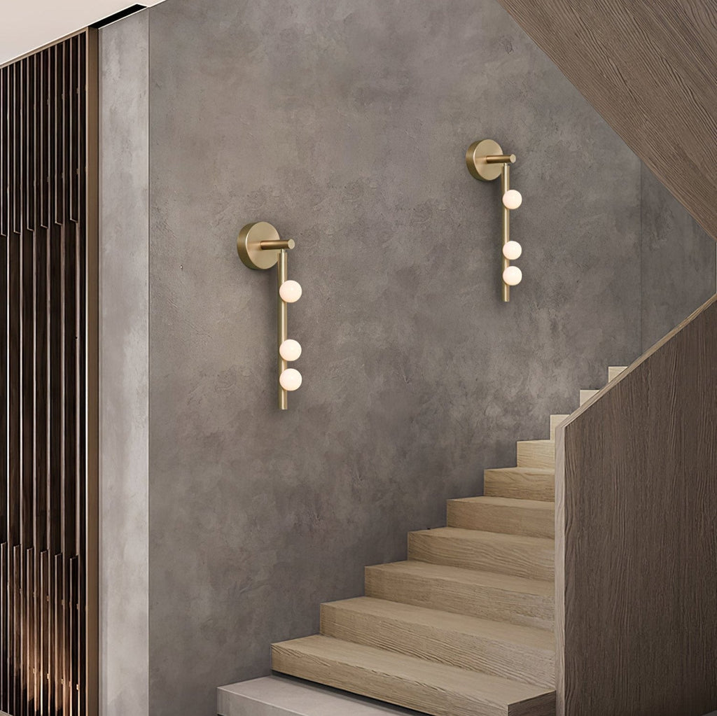 Zyvora Brass Wall Lamp-Moonnatur