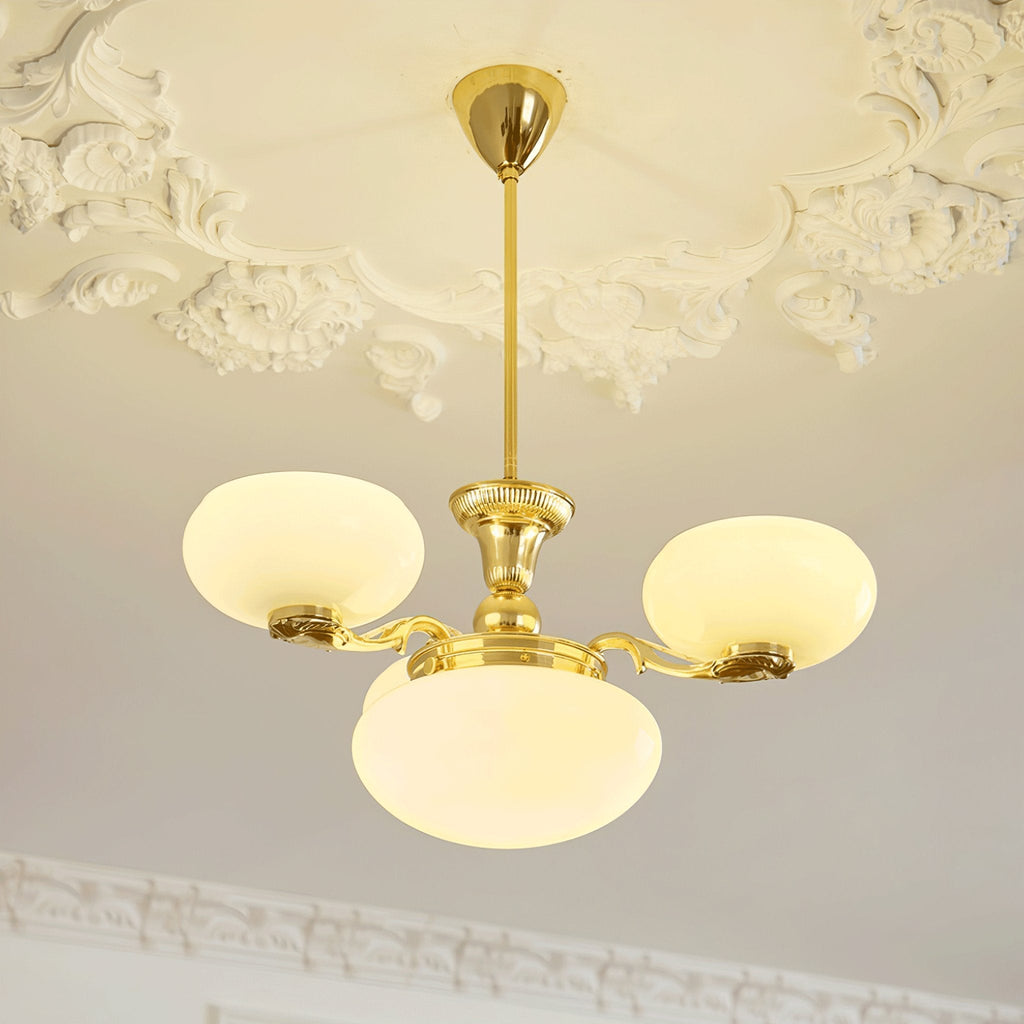 Denelaria Glass Chandelier-Moonnatur