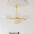 Denelaria Glass Chandelier-Moonnatur