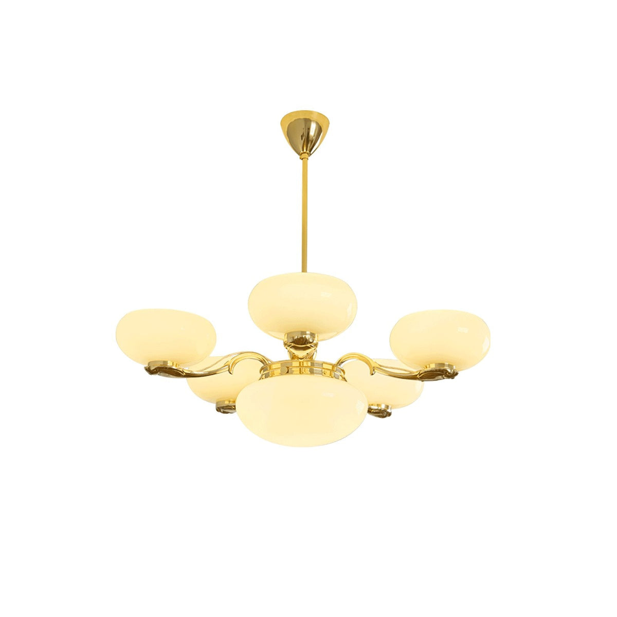Denelaria Glass Chandelier-Moonnatur