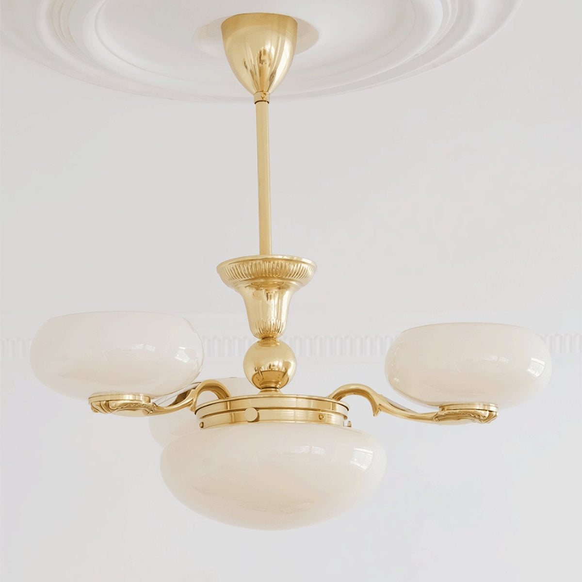 Denelaria Glass Chandelier-Moonnatur