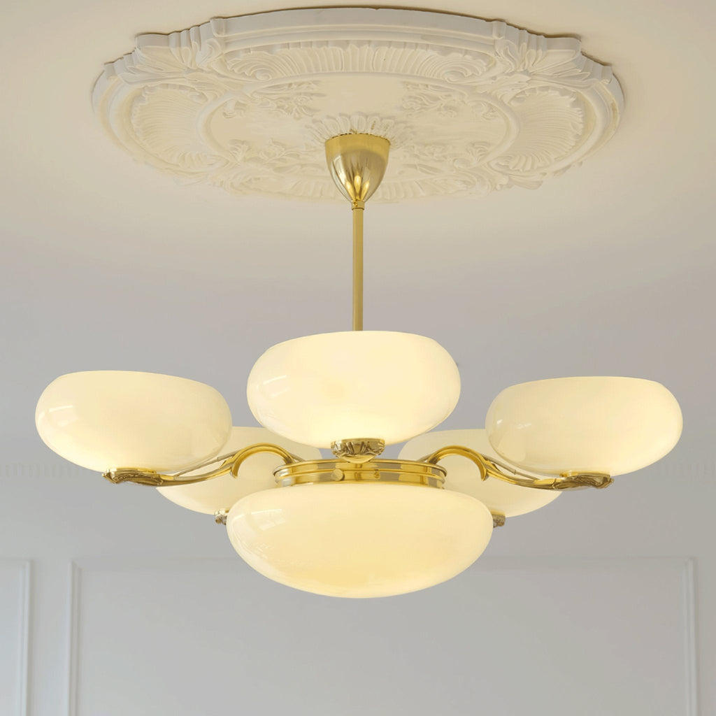 Denelaria Glass Chandelier-Moonnatur