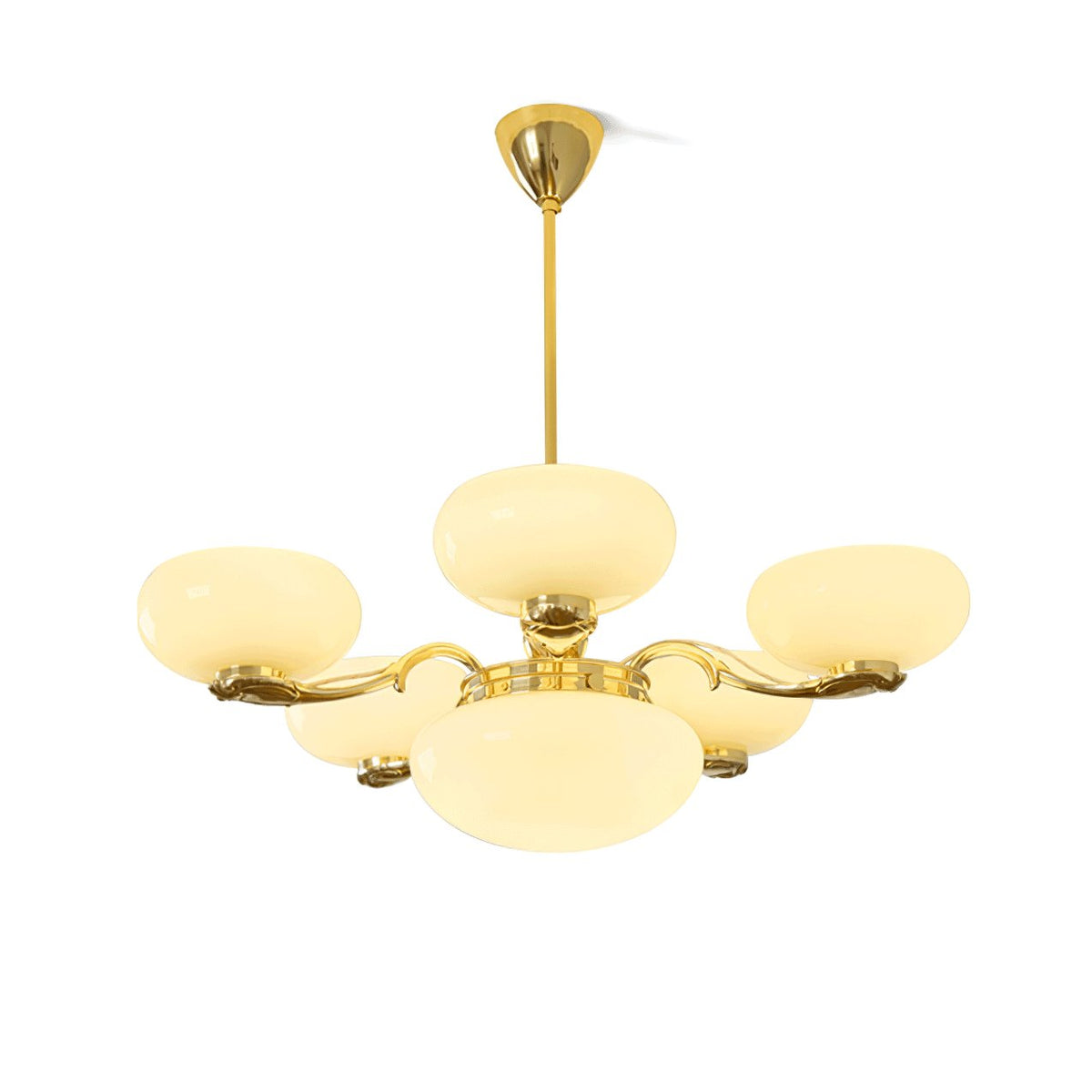 Denelaria Glass Chandelier-Moonnatur
