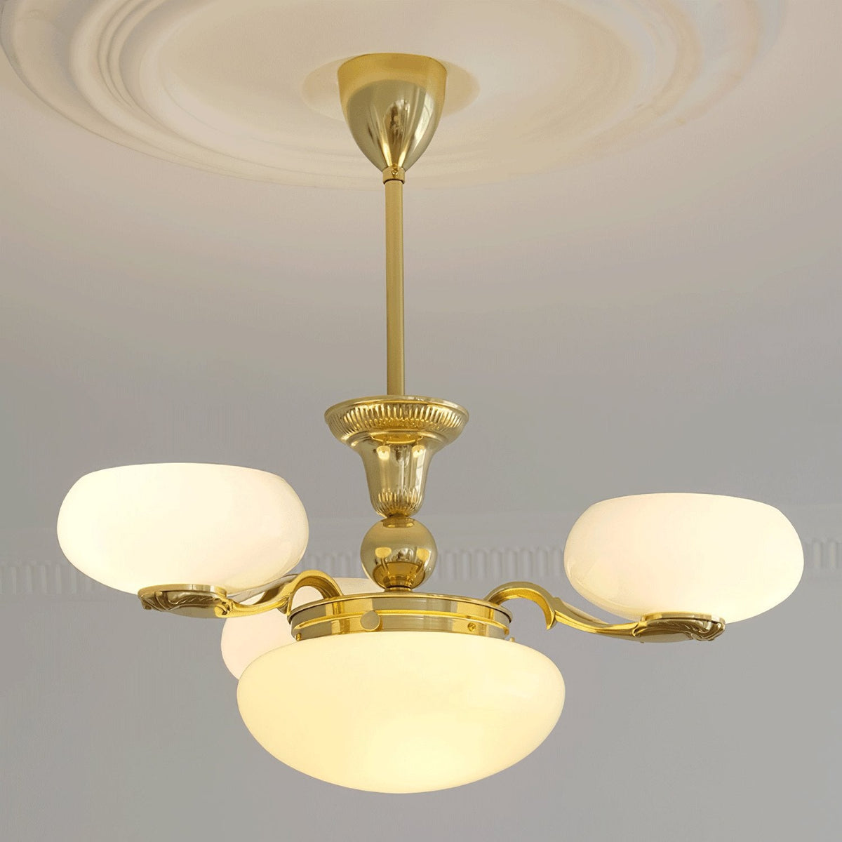 Denelaria Glass Chandelier-Moonnatur