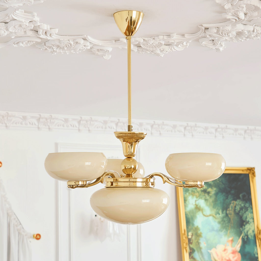 Denelaria Glass Chandelier-Moonnatur