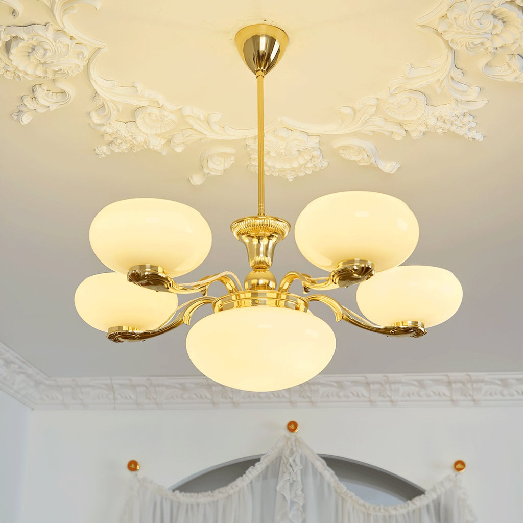 Denelaria Glass Chandelier-Moonnatur