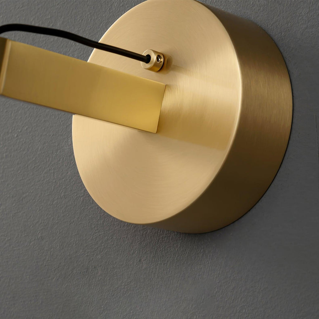 Althorn Brass Wall Light-Moonnatur