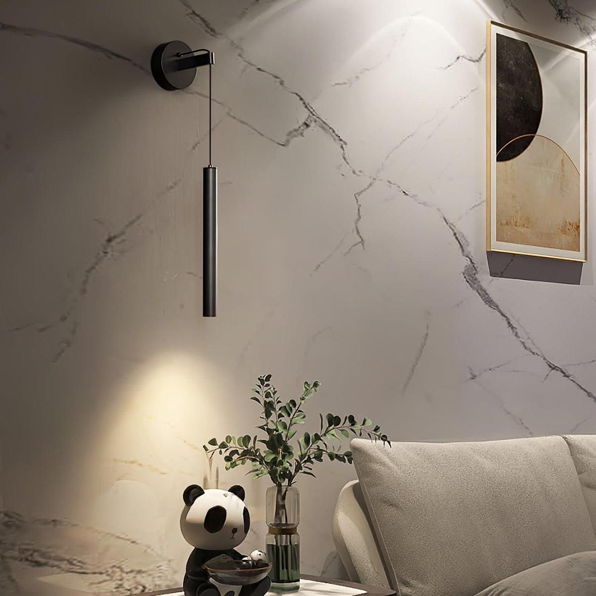 Rildenden Metal Wall Light-Moonnatur