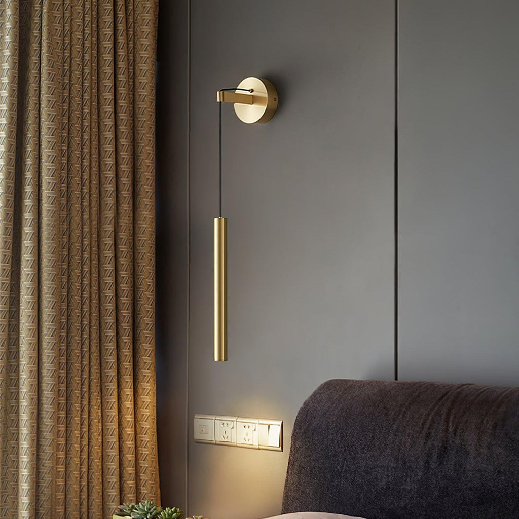 Rildenden Metal Wall Light-Moonnatur