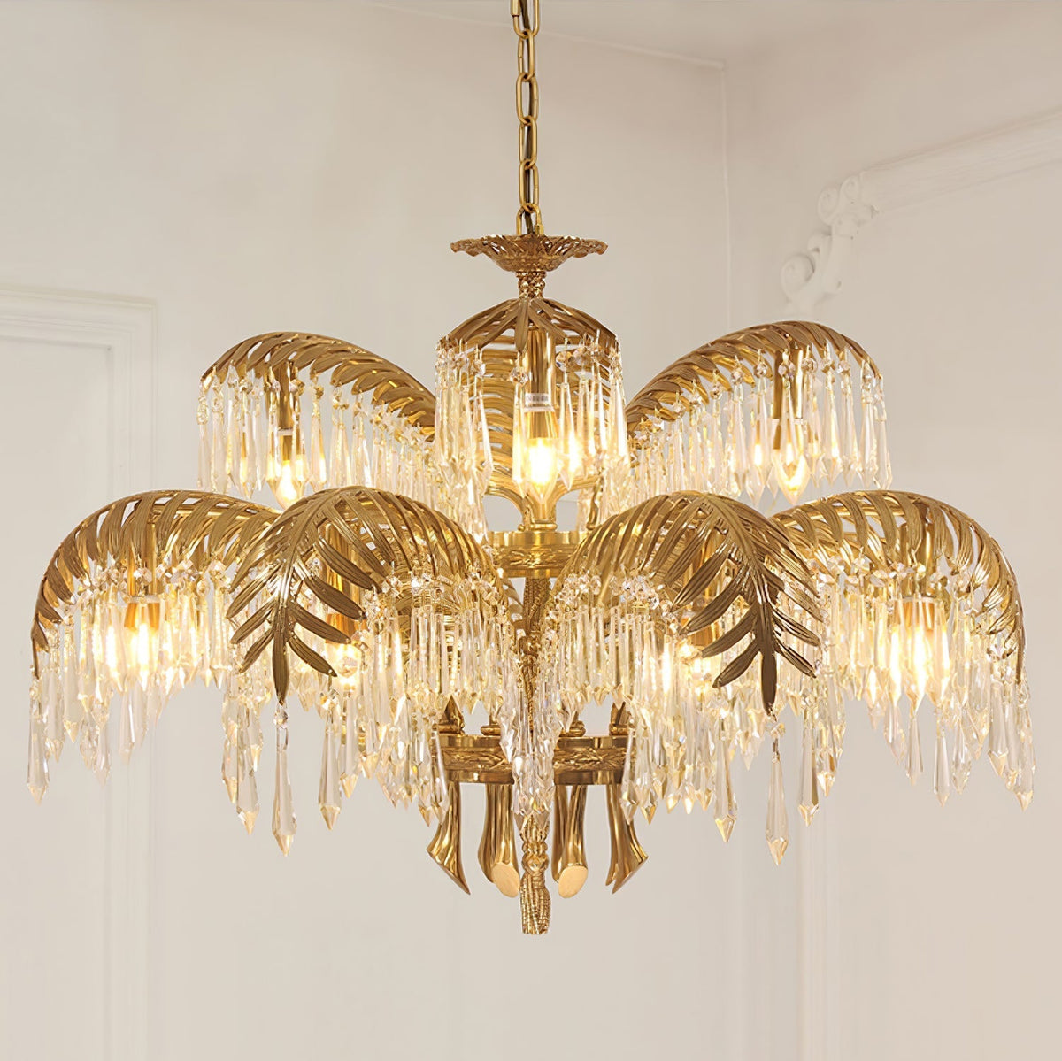 Aldenis Crystal Chandelier-Moonnatur