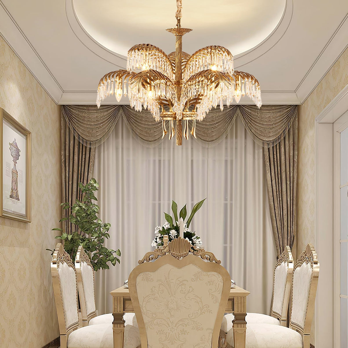 Aldenis Crystal Chandelier-Moonnatur