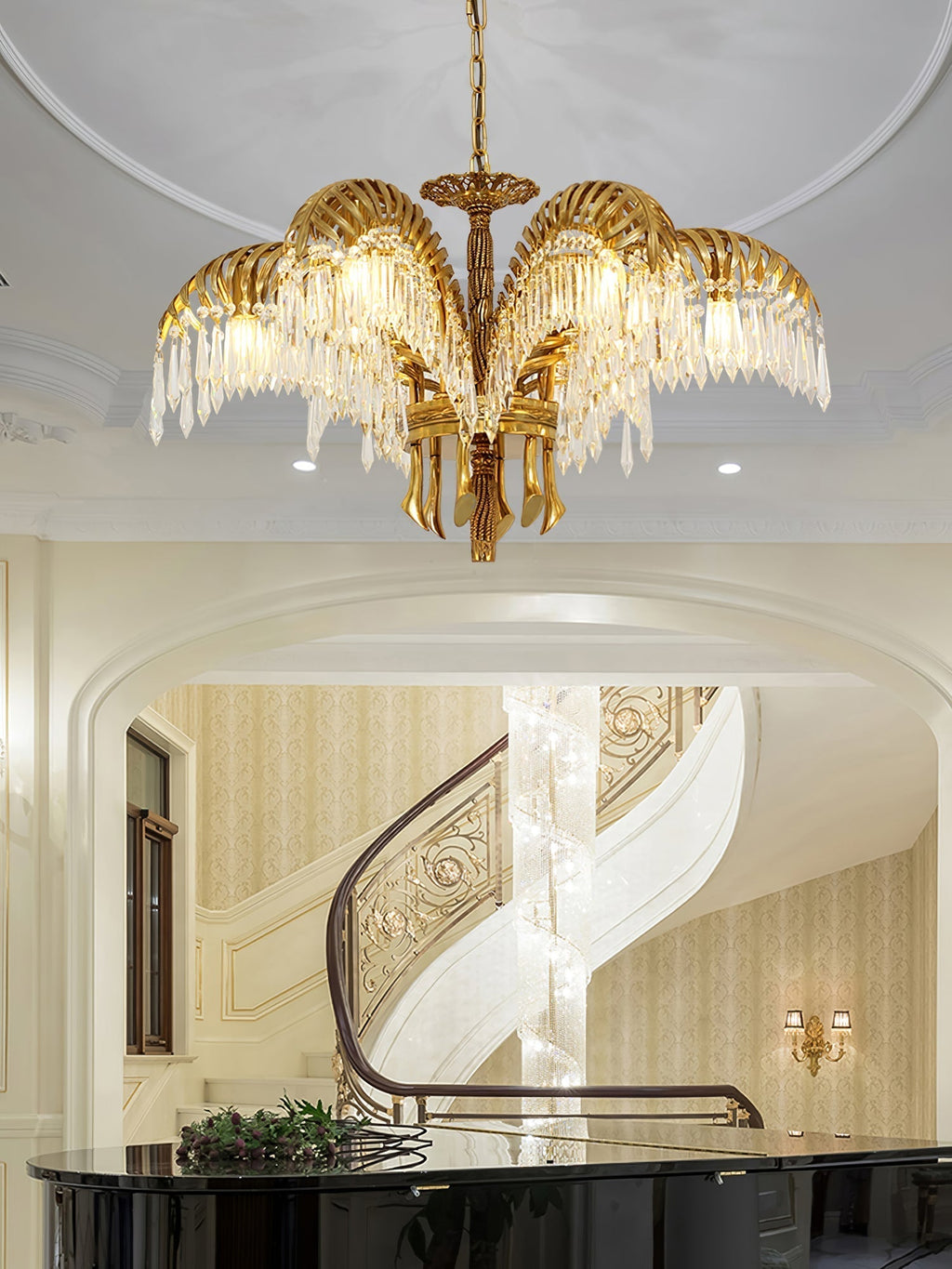 Aldenis Crystal Chandelier-Moonnatur