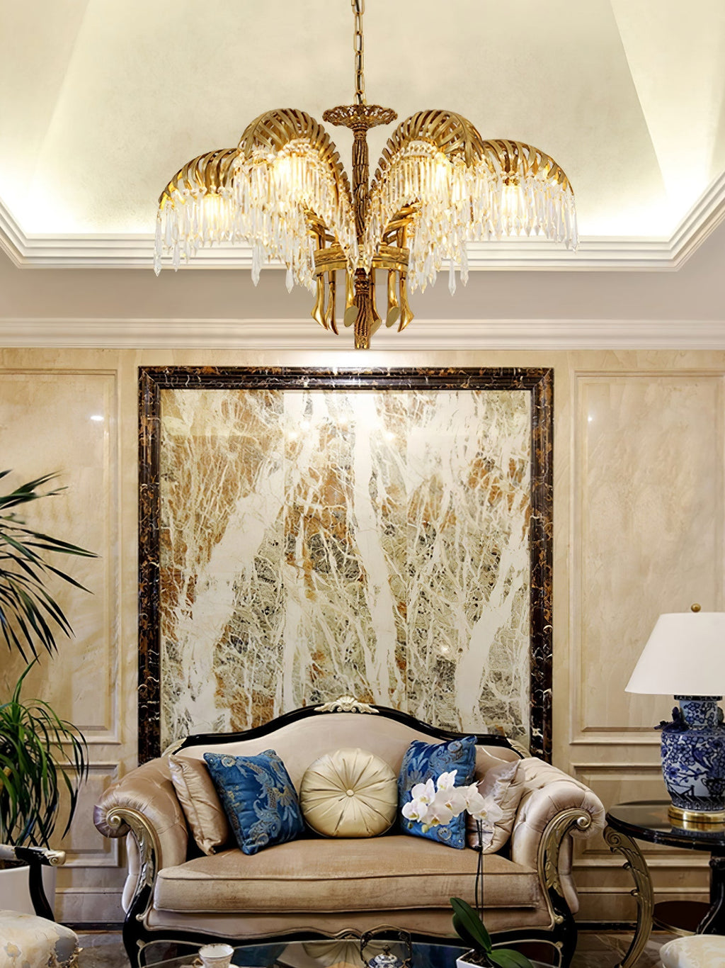 Aldenis Crystal Chandelier-Moonnatur