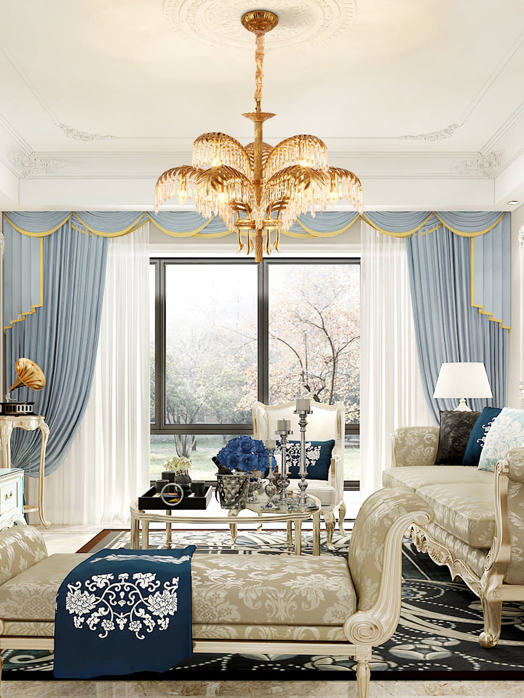 Aldenis Crystal Chandelier-Moonnatur