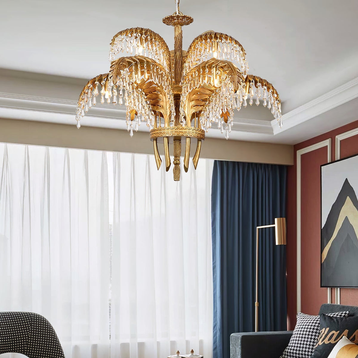 Aldenis Crystal Chandelier-Moonnatur