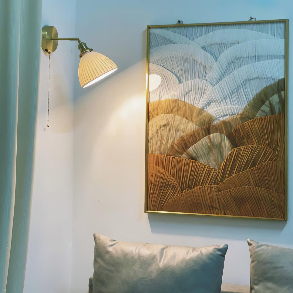 Korriel Ceramic Wall Light-Moonnatur