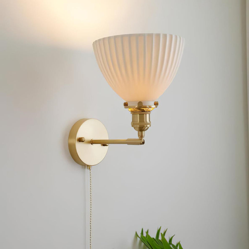 Korriel Ceramic Wall Light-Moonnatur