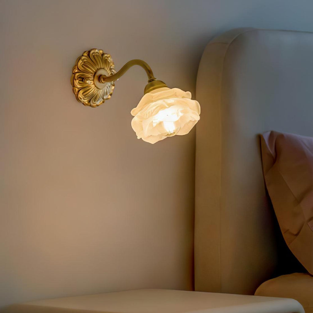 Edrissa Glass Wall Light-Moonnatur
