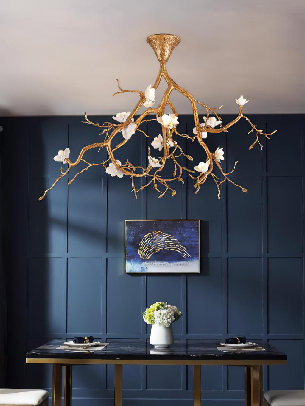 Laderholm Ceramic Ceiling Light-Moonnatur