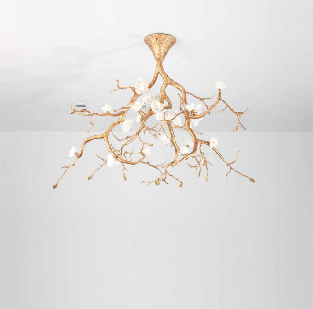 Laderholm Ceramic Ceiling Light-Moonnatur