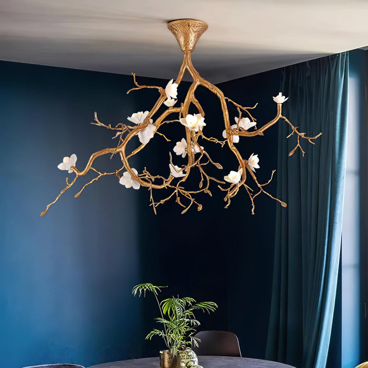 Laderholm Ceramic Ceiling Light-Moonnatur