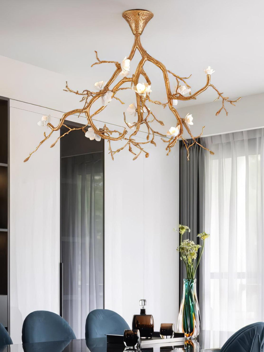 Laderholm Ceramic Ceiling Light-Moonnatur